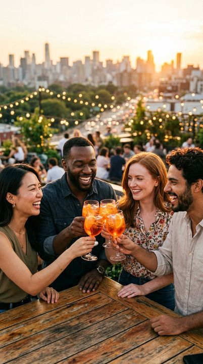 Example photo: Rooftop bar